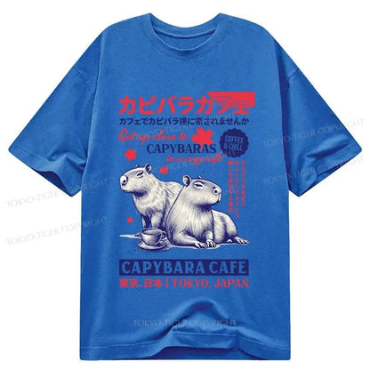 Tokyo-Tiger Tokyo Japan Capybara Cafe Classic T-Shirt