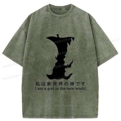 Tokyo-Tiger Death Note Logo Washed T-Shirt