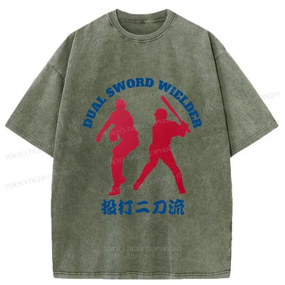 Tokyo-Tiger Otani Shohei's Skilledness Washed T-Shirt