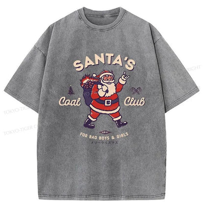 Tokyo-Tiger Santa's Coal Club Japan Washed T-Shirt