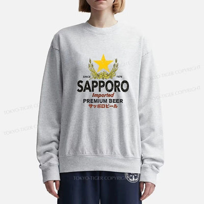 Tokyo-Tiger Sapporo Beer Star Japanese Sweatshirt