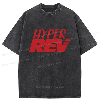 Tokyo-Tiger Hyper Rev Book Washed T-Shirt