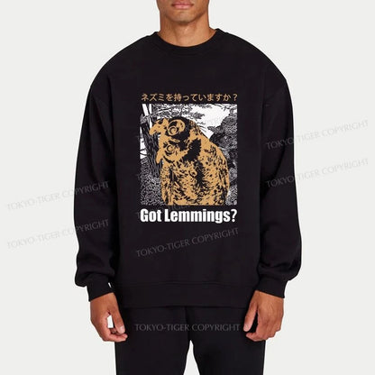 Tokyo-Tiger Do You Have Lemmings Japanese Sweatshirt