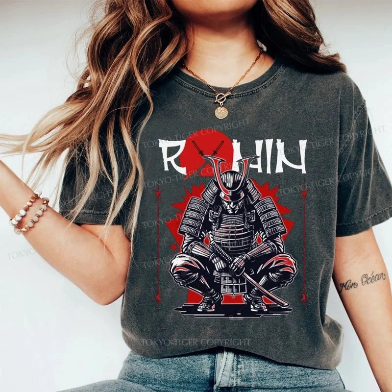 Tokyo-Tiger Ronin The Last Samurai Washed T-Shirt