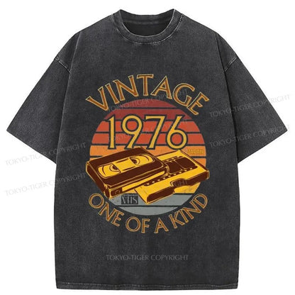 Tokyo-Tiger 70s Vintage VHS 1976 Japan Washed T-Shirt