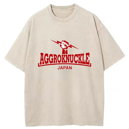 Tokyo-Tiger AGGROKNUCKLE Japan Washed T-Shirt