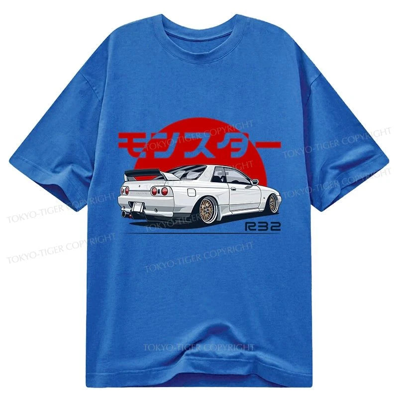 Tokyo-Tiger Monster. Skyline R32 GTR Classic T-Shirt