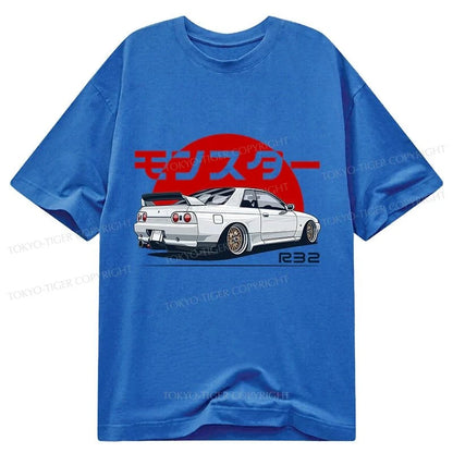 Tokyo-Tiger Monster. Skyline R32 GTR Classic T-Shirt