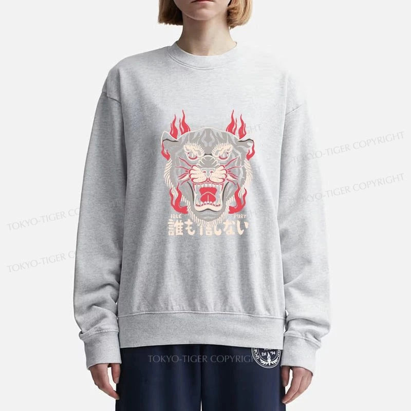 Tokyo-Tiger Retro Tiger Japanese Sweatshirt