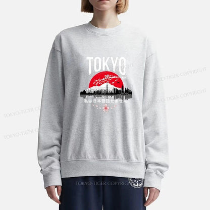 Tokyo-Tiger I don’t speak Japanese Sweatshirt