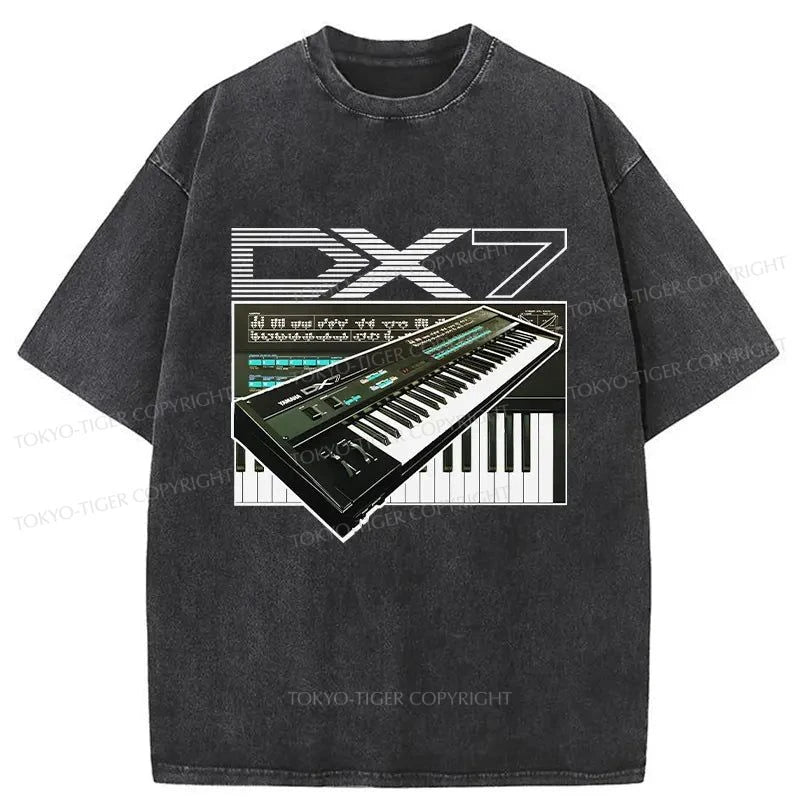 Tokyo-Tiger Yamaha DX7 Japan Washed T-Shirt