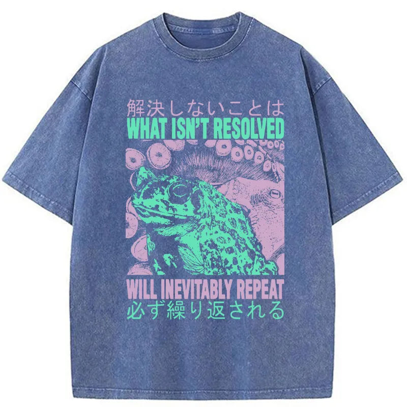 Tokyo-Tiger What Ist Resolved Forg Washed T-Shirt