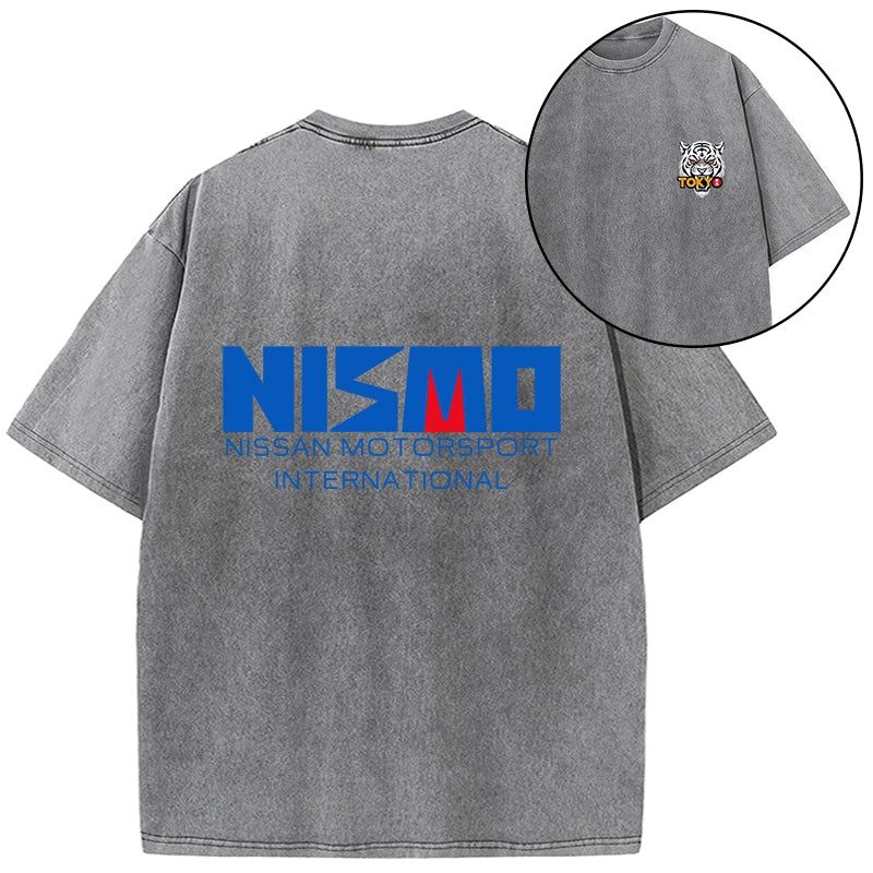 Tokyo-Tiger Nismo Japanese Front Back Washed T-Shirt