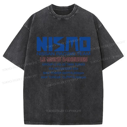 Tokyo-Tiger Nismo Logo Japanese Washed T-Shirt