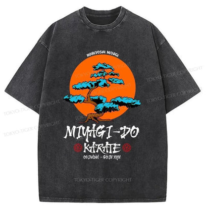 Tokyo-Tiger Miyagi-do Karate Japan Washed T-Shirt