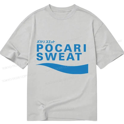 Tokyo-Tiger POCARI SWEAT Blue Classic T-Shirt