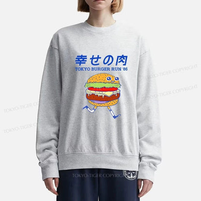 Tokyo-Tiger Tokyo Burger Run Japanese Sweatshirt