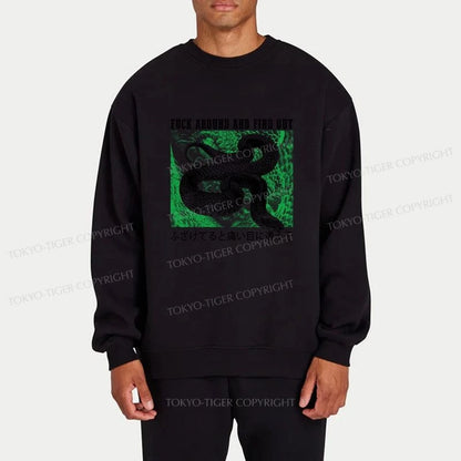 Tokyo-Tiger Cold And Heartless Snake Sweatshirt