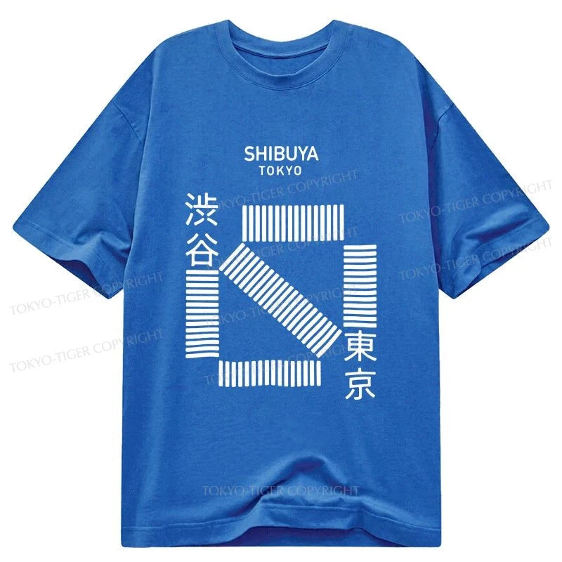 Tokyo-Tiger Japanese Shibuya Crossing Classic T-Shirt