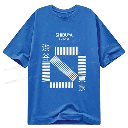 Tokyo-Tiger Japanese Shibuya Crossing Classic T-Shirt