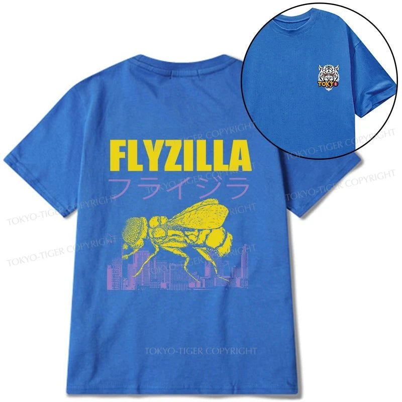 Tokyo-Tiger Giant Fly Japanese Front Back Classic T-Shirt