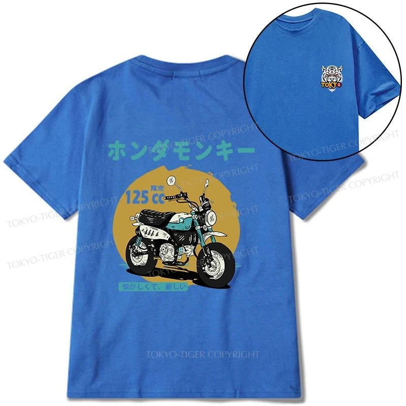 Tokyo-Tiger Honda Motorcycle Japanese Front Back Classic T-Shirt