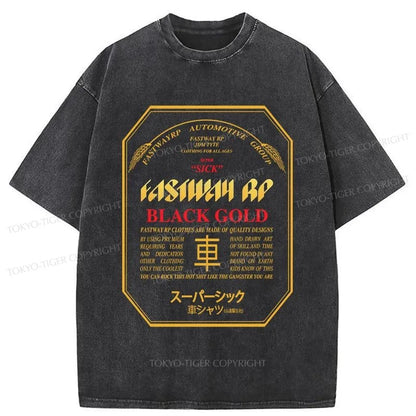 Tokyo-Tiger Fastway Beer Japanese Washed T-Shirt