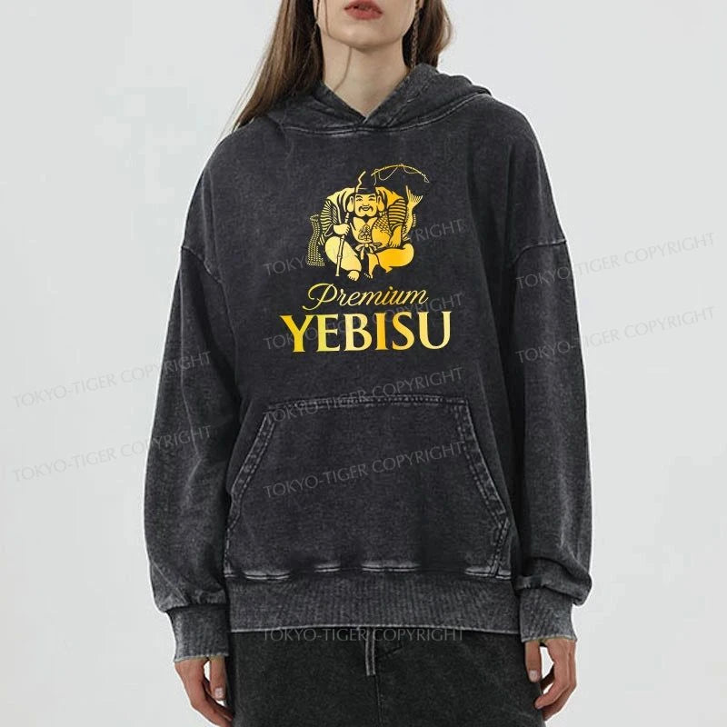 Tokyo-Tiger Yebisu Beer Golden Washed Hoodie