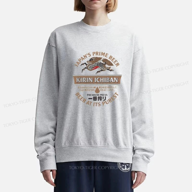 Tokyo-Tiger Kirin Ichiban Beer Japan Sweatshirt