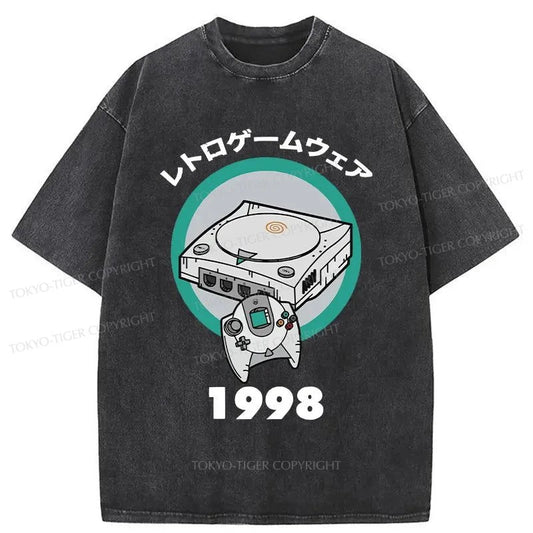 Tokyo-Tiger Dreamcast Japanese Washed T-Shirt