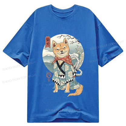 Tokyo-Tiger Samurai Shiba Dog Japanese Classic T-Shirt