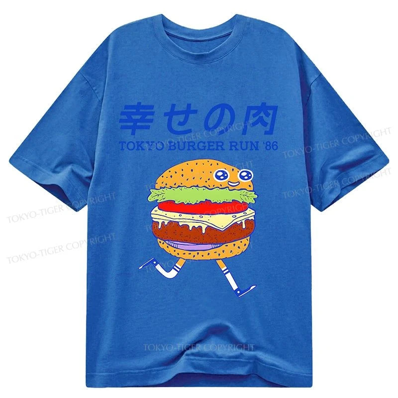 Tokyo-Tiger Tokyo Burger Run Japanese Classic T-Shirt