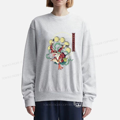 Tokyo-Tiger Frog Monster Japanese Sweatshirt