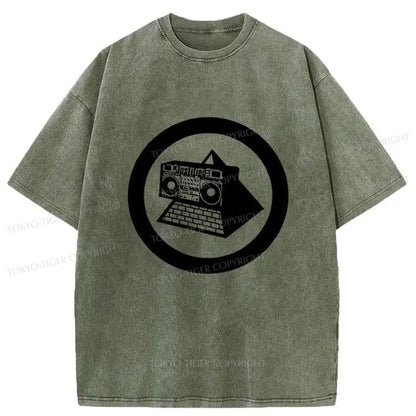 Tokyo-Tiger KLF Logo Vintage Washed T-Shirt