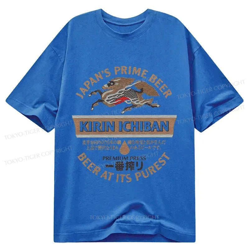 Tokyo-Tiger Kirin Ichiban Beer Japan Classic T-Shirt