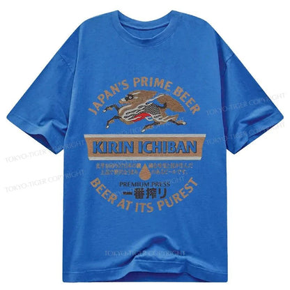 Tokyo-Tiger Kirin Ichiban Beer Japan Classic T-Shirt