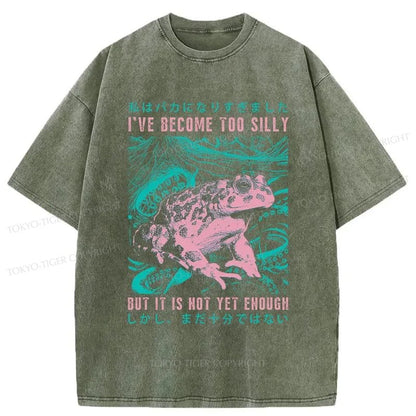 Tokyo-Tiger Stupid Frog Janpan Washed T-Shirt