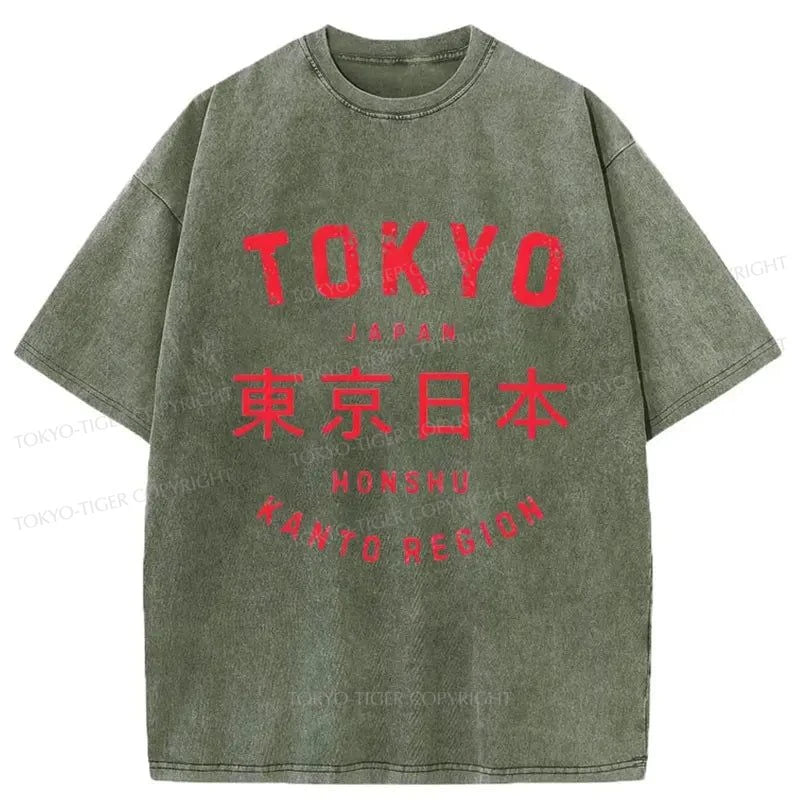 Tokyo-Tiger Vintage Tokyo Japan Washed T-Shirt