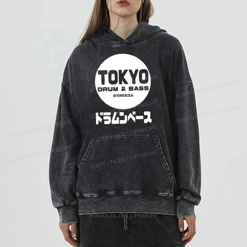 Tokyo-Tiger Tokyo DnB Japanese Washed Hoodie