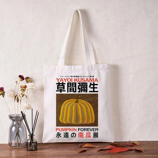 Tokyo-Tiger Forever Pumpkin Exhibition Japanese Tote Bag