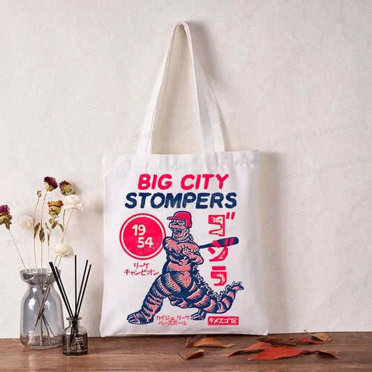 Tokyo-Tiger Big City Stompers Tote Bag