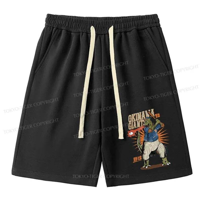 Tokyo-Tiger OKINAWA GIANTS Dinosaur Unisex Shorts