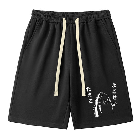 Tokyo-Tiger Give Me Egg Japanese Fish Unisex Shorts