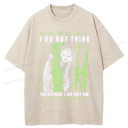 Tokyo-Tiger Stupid Possum Japan Washed T-Shirt