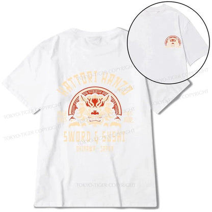 Tokyo-Tiger Hattori Hanzo Sword Front Back Classic T-Shirt