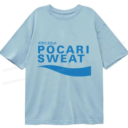 Tokyo-Tiger POCARI SWEAT Blue Classic T-Shirt