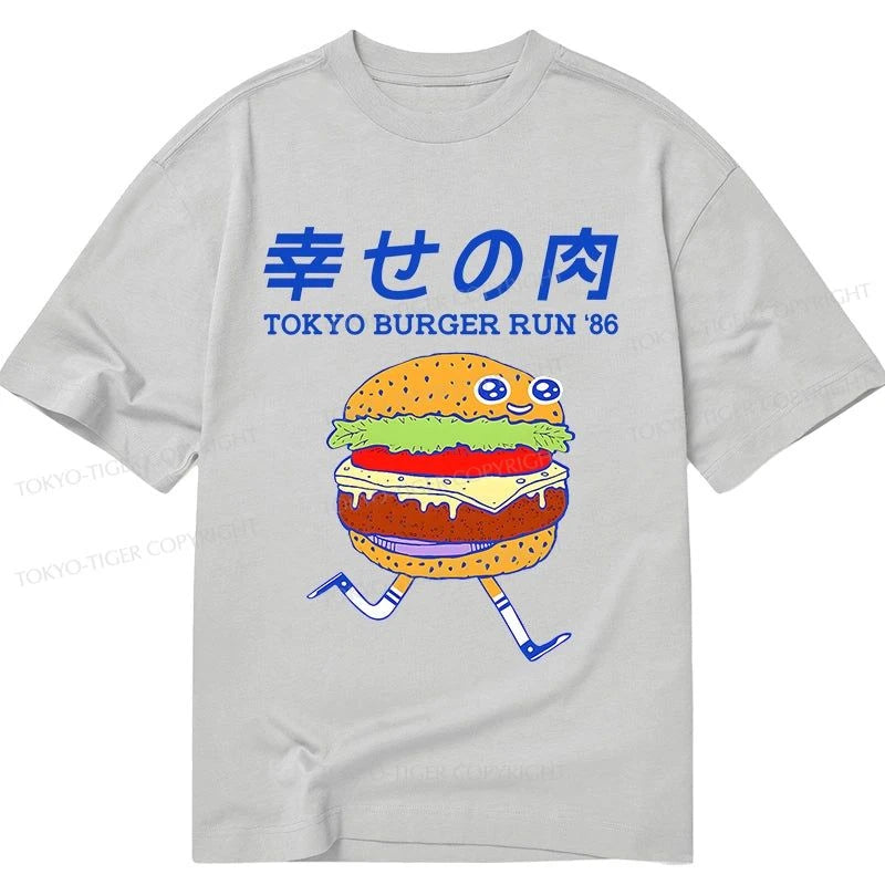 Tokyo-Tiger Tokyo Burger Run Japanese Classic T-Shirt