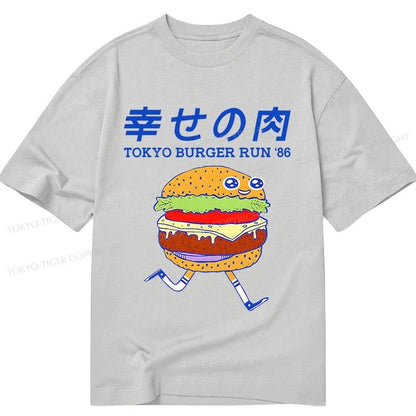 Tokyo-Tiger Tokyo Burger Run Japanese Classic T-Shirt