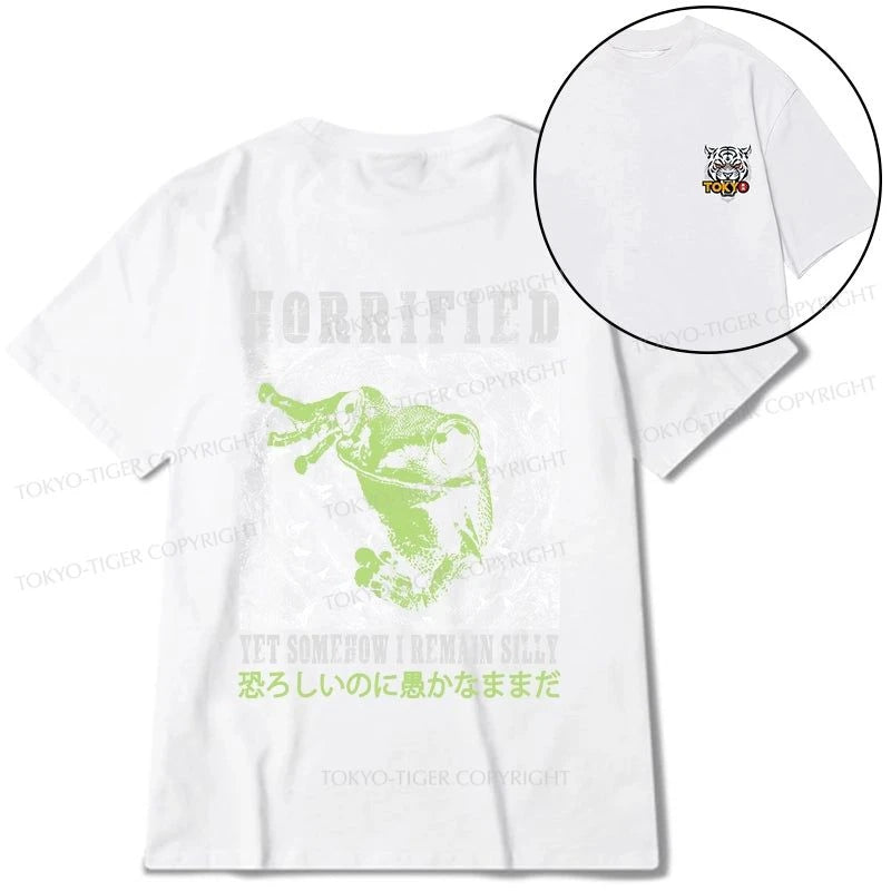 Tokyo-Tiger Silly Frog Japanese Front Back Classic T-Shirt