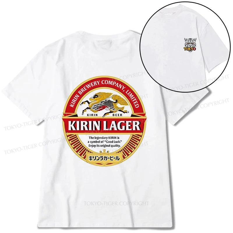 Tokyo-Tiger Kirin Ichiban Beer Logo Japan Front Back Classic T-Shirt